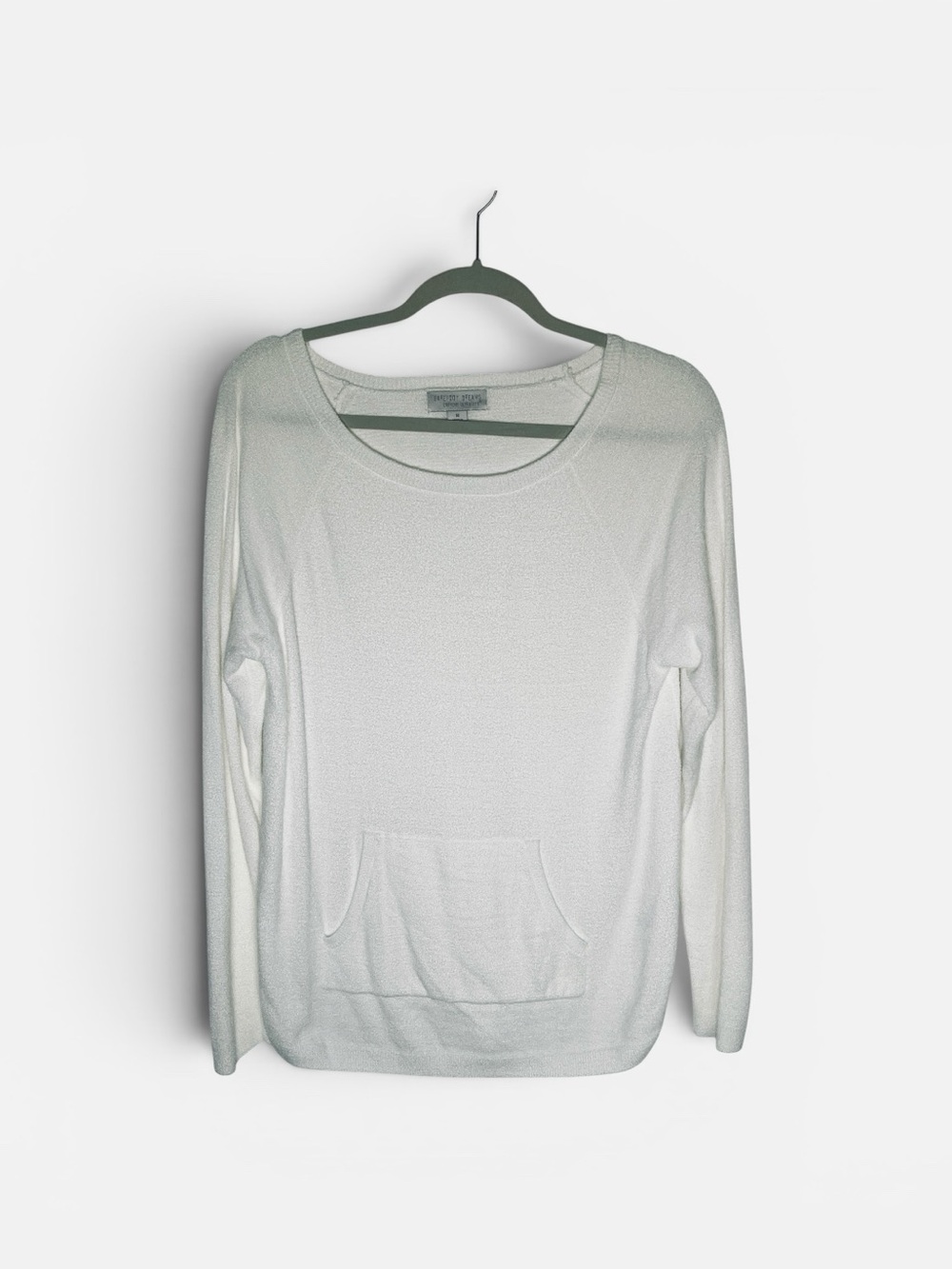 Barefoot Dreams White Cozy Chic Ultra Lite Pullover, New